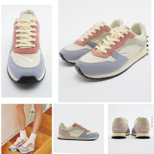 Zara Soft Athletic Sneakers 5107/910 Size 7